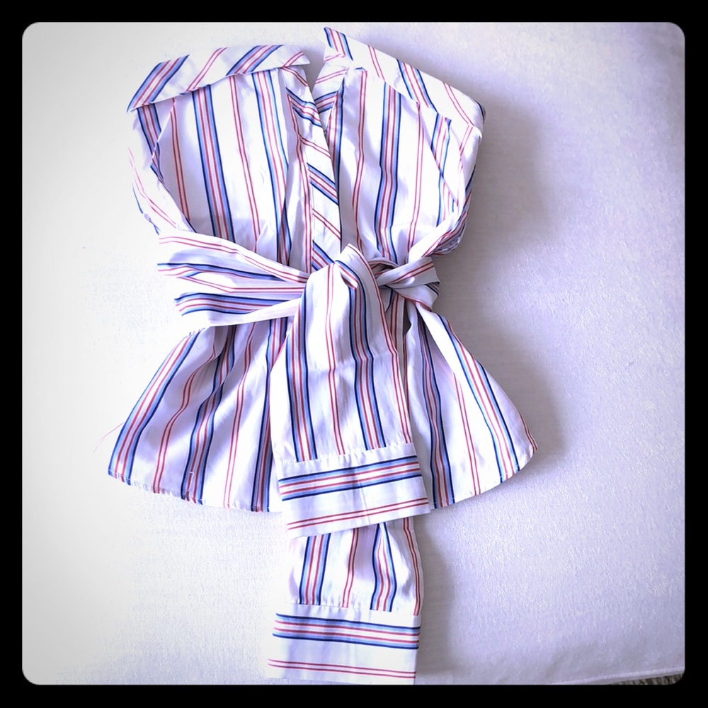 Strapless blouse. Worn once. Like new